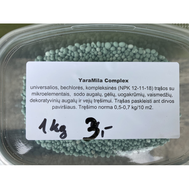 Trąšos YaraMila Complex, 1 kg greito veikimo