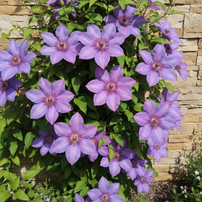 Raganė  (Clematis)  'Baltyk'